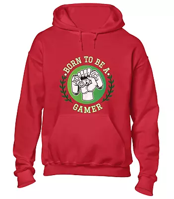 Buy Born To Be A Gamer Hoody Hoodie Cool Pc Gaming Design Gift Idea Top Present • 16.99£
