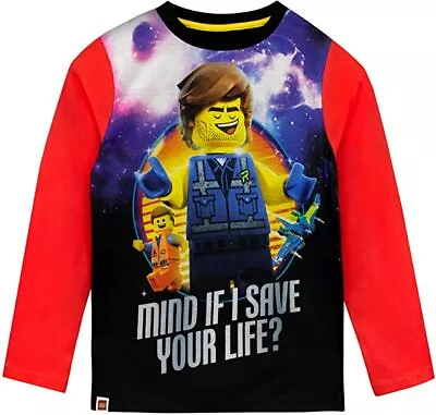 Buy Brand New 100% Official Lego Movie 2 Long Sleeved T-Shirt Top Shirt  • 6.95£