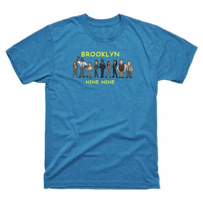 Buy - Precinct T-shirt Brooklyn Cotton Tv Sleeve Men's Show 99th Short T-Shirt • 13.99£