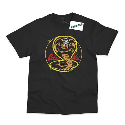 Buy Cobra Kai Spray Paint Style DOJO Logo Inspired By The Karate Kid Printed T-Shirt • 15.95£