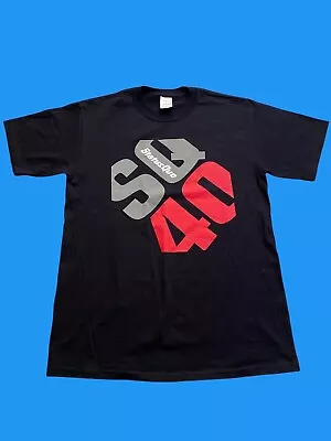 Buy Status Quo SQ40 Men's T-Shirt Black Size Medium Cotton Band T-Shirt • 17.99£
