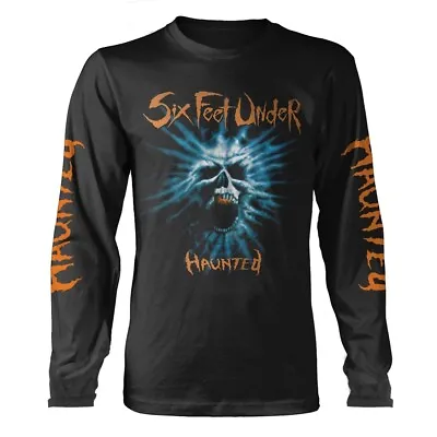 Buy SIX FEET UNDER - HAUNTED BLACK Long Sleeve Shirt Medium • 30.98£