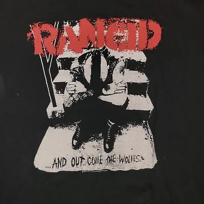 Buy Rancid And Out Come The Wolves Ladies T-shirt Size MEDIUM Machete 2006 Print • 21.72£