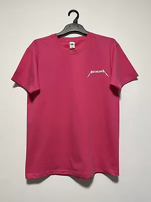 Buy Metallica Bright Pink T-Shirt. Size M. Brand New. FREE POSTAGE • 7.99£