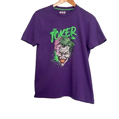Buy The Joker Batman T-Shirt Purple Men's Size M • 8.99£