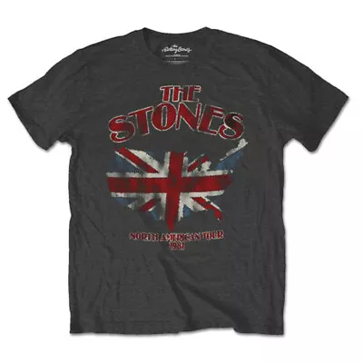 Buy The Rolling Stones Union Jack Us Map Official Tee T-Shirt Mens Unisex • 15.99£