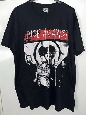 Buy Rise Against Band T-Shirt, Black, Size Large • 24.99£