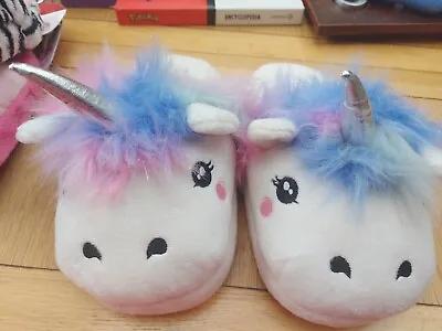 Buy Unicorn Toddler Slippers Under 3 Yrs New • 3.99£