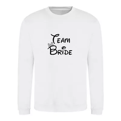 Buy Sweatshirt Team Bride Hen Do Marriage Wedding Gift Printed Unisex Sweater Jumper • 23.99£