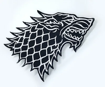 Buy Game Of Thrones House Stark Direwolf Stark House Iron Sew On Embroidered Patch • 2.54£