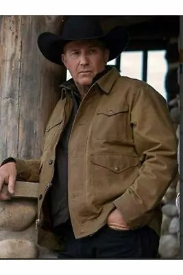 Buy Yellowstone Season 2 Jacket | John Dutton Quilted Cotton Jacket | Kevin Costner • 69.99£
