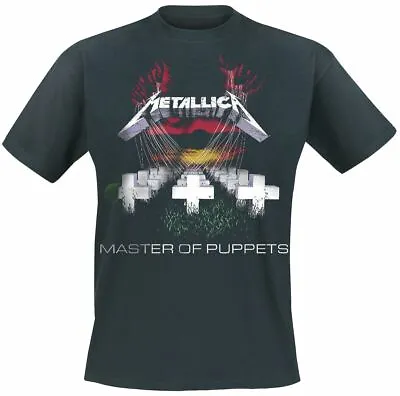 Buy Officially METALLICA T Shirt MASTER OF PUPPETS Licensed Mens Black T Shirt • 15.99£
