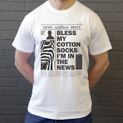 Buy Bless My Cotton Socks I'm In The News T-Shirt • 15.99£