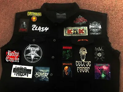 Buy The Bullseye: Custom Battle Jacket W/ Your Personal Patch Collection Metal Punk • 415£
