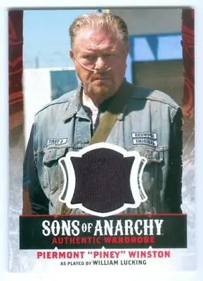 Buy William Lucking  Piney Winston Wardrobe Card #w12  Sons Of Anarchy Seasons 4-5 • 12.48£