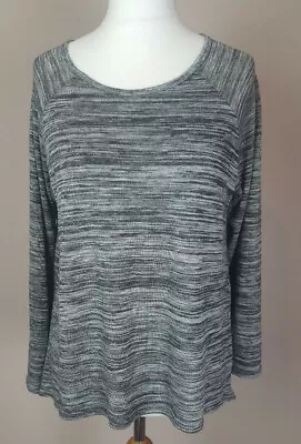 Buy Dolls Paris Long Sleeved Grey Top Size S/M (Fits 12-14) With Bow Details To Back • 3.99£
