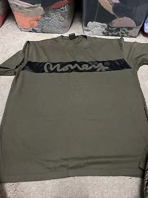 Buy Money XL Men’s Green Short Sleeve T-shirt • 4£