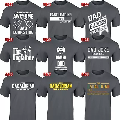 Buy T-Shirt Fathers Day Birthday Gift For Daddy Dad Papa Grandad Dadalorian • 5.99£