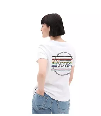 Buy Vans Womens Pride T-Shirt / White / RRP £30 • 12£
