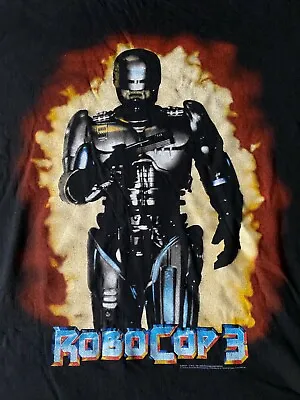 Buy RoboCop 3 (1993)  Orion Pictures OFFICIAL Promotional Vintage T-Shirt - SIZE XL • 85£