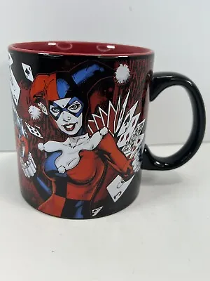 Buy DC Comics Harley Quinn 20 Oz Red Black Coffee Mug Cup Tea Merch Cosplay Large • 20.85£