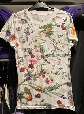 Buy Prince Purple Rain Floral Tshirt Ladies XS • 25£
