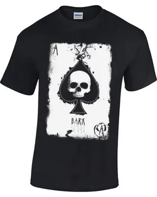 Buy Men's Ace Of Spades T-Shirt | S To Plus Size | Skull Goth Biker Card Alternative • 12.95£