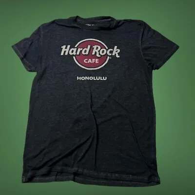 Buy Grey Hard Rock Cafe T-Shirt Graphic Tee Music Travel Size Large Honolulu • 9.95£