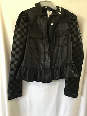 Buy NWT Disney Store Park Cruella De Ville Jacket Women Black Faux Leather U Pick • 47.72£