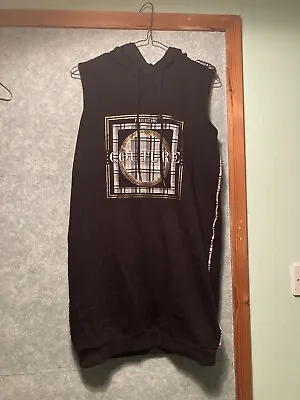 Buy Womens Select Fashion Black Sleeveless Hoodie Sweatshirt Jumper, Size 8 S • 6.99£