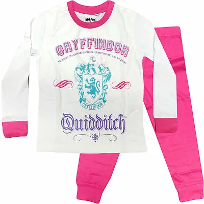 Buy NEW Girls Cotton Pink 'Harry Potter Gryffindor' Pyjamas 3-10 Years • 8.99£