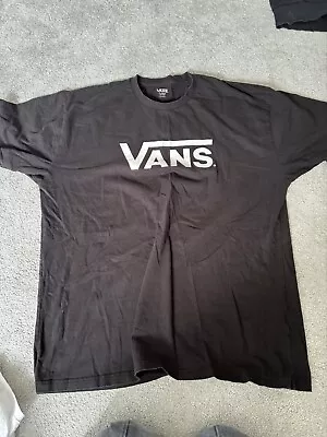 Buy Vans Men’s Black T Shirt Xl • 1.20£