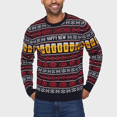 Buy Mens Christmas Jumper Pullover Novelty Xmas Ladies Women's Unisex Sweater Santa • 14.98£