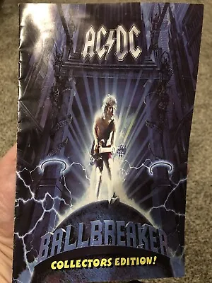 Buy AC/DC Ballbreaker Tour 1996 Tour Merch Collectors Edition Brochure VINTAGE • 15.79£
