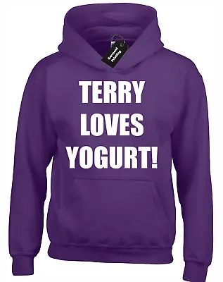 Buy Terry Loves Yogurt Hoody Hoodies Funny Nine Crews Lavender Series Gift • 19.99£