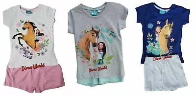 Buy Spirit Riding Girls Pyjama Set Kids Sleepwear Top Bottoms Nightwear Novelty Gift • 10.29£