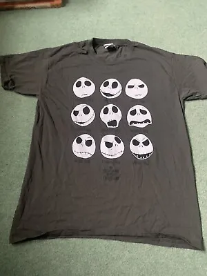 Buy Disney Nightmare Before Christmas Jack Skellington Emotion Mens T-Shirt • 7£