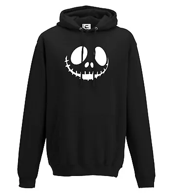 Buy Halloween Hoodie Jack Face Jack Skellington Jumper Adult Teen & Kids Sizes • 21.99£