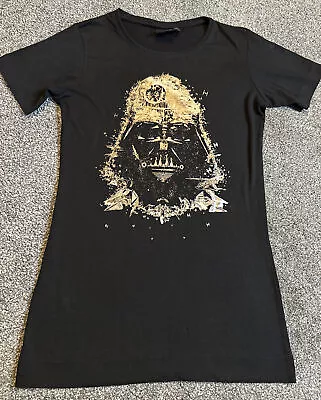 Buy Star Wars T Shirt Women Black Small Darth Vader Logo  • 9£