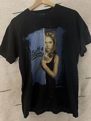 Buy Buffy The Vampire Slayer Tee Shirt Sz M Black 1998 • 40£