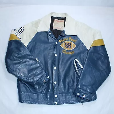 Buy Mens Letterman Jacket L Vintage Baseball American College Varsity Leather Bomber • 74.99£