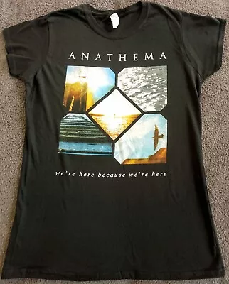 Buy Anathema T-shirt Porcupine Tree We're Here Tour 2020 Size Medium Exc. Condition  • 10£