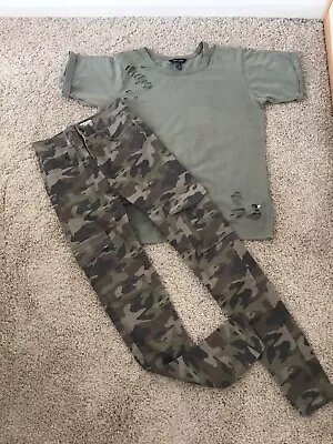 Buy Size 6 Ladies Camouflage Outfit. • 3.99£
