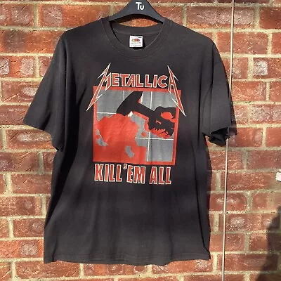 Buy Metallica Kill ‘em All 1994 T-shirt Licensed GIANT FOTL T-shirt Size XL VGC • 40£