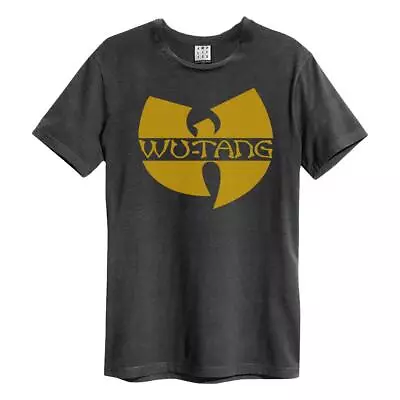Buy Amplified Wu-Tang Logo Unisex T-Shirt Cotton Grey Music Tee Top • 18.36£