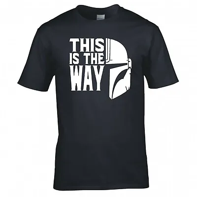 Buy Inspired By The Mandalorian  This Is The Way Helmet  T-shirt • 12.99£