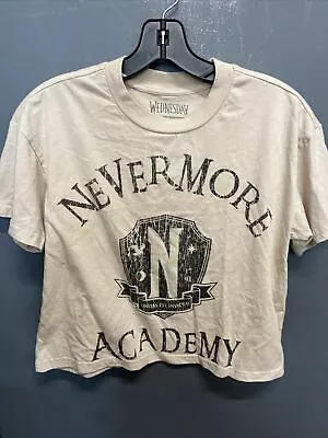 Buy Women’s Wednesday Nevermore Academy Cropped Tee S • 11.34£