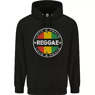 Buy Love Peace Reggae Music Childrens Kids Hoodie • 17.99£