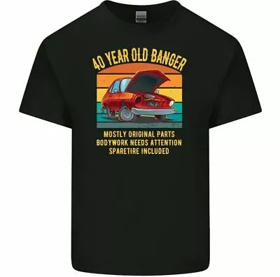Buy 40th Birthday T-Shirt 1984 Mens Funny OLD BANGER Car 41 Year Old Gift Tee Top • 10.99£