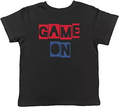 Buy Game On Kids T-Shirt Football Soccer Footy Childrens Boys Girls Gift • 5.99£